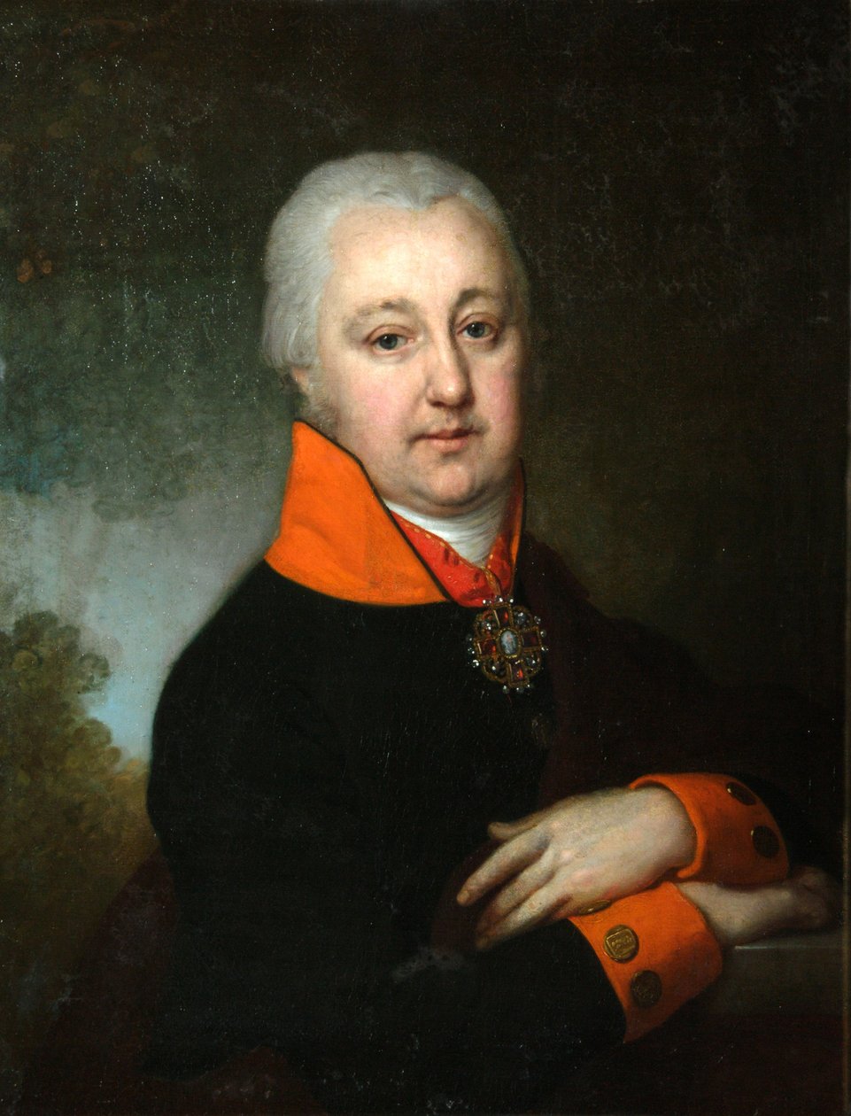 Nyikolaj Mihajlovics Jakovlev portréja, 1802 alkotó: Vladimir Lukich Borovikovsky