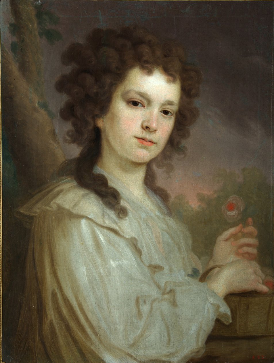 Olga Kuzminichna Filippova portréja 1772-1829, 1790 alkotó: Vladimir Lukich Borovikovsky