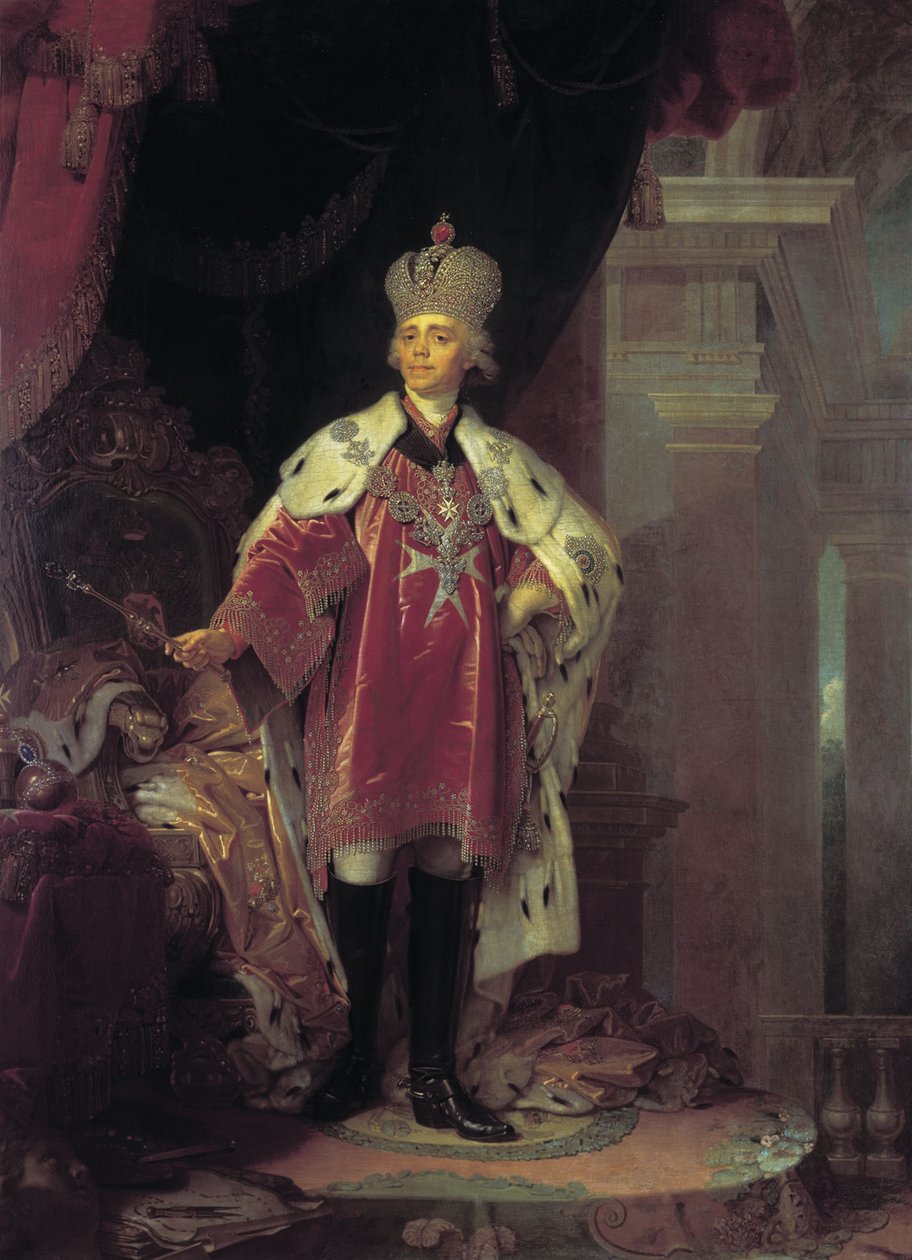 I. Pál portréja, 1800 alkotó: Vladimir Lukich Borovikovsky