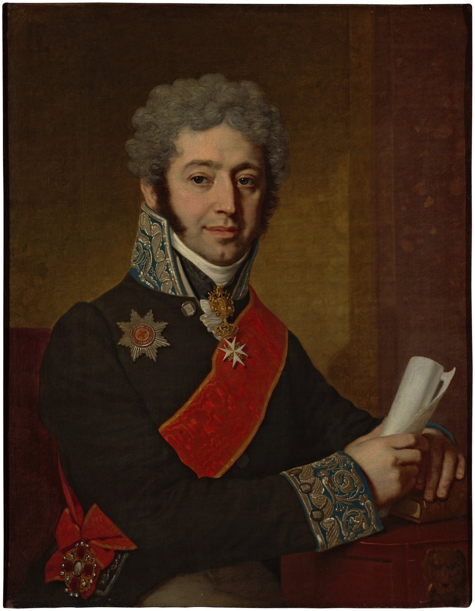 Alekszej Alekszejevics Dolgorukij herceg portréja 1775-1834, 1811 alkotó: Vladimir Lukich Borovikovsky