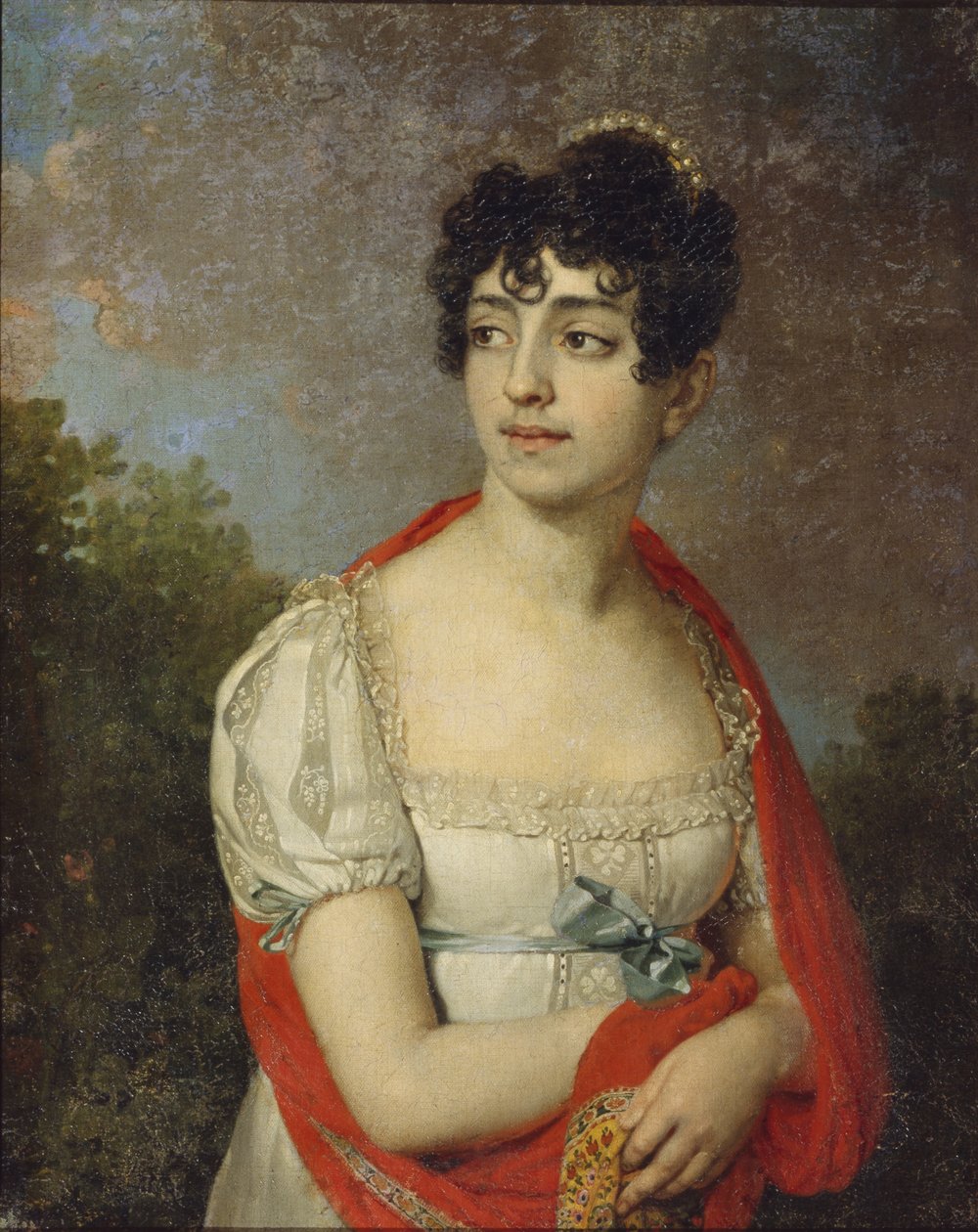 Mária Fjodorovna Barjatyinszkaja hercegnő portréja, 1807 alkotó: Vladimir Lukich Borovikovsky
