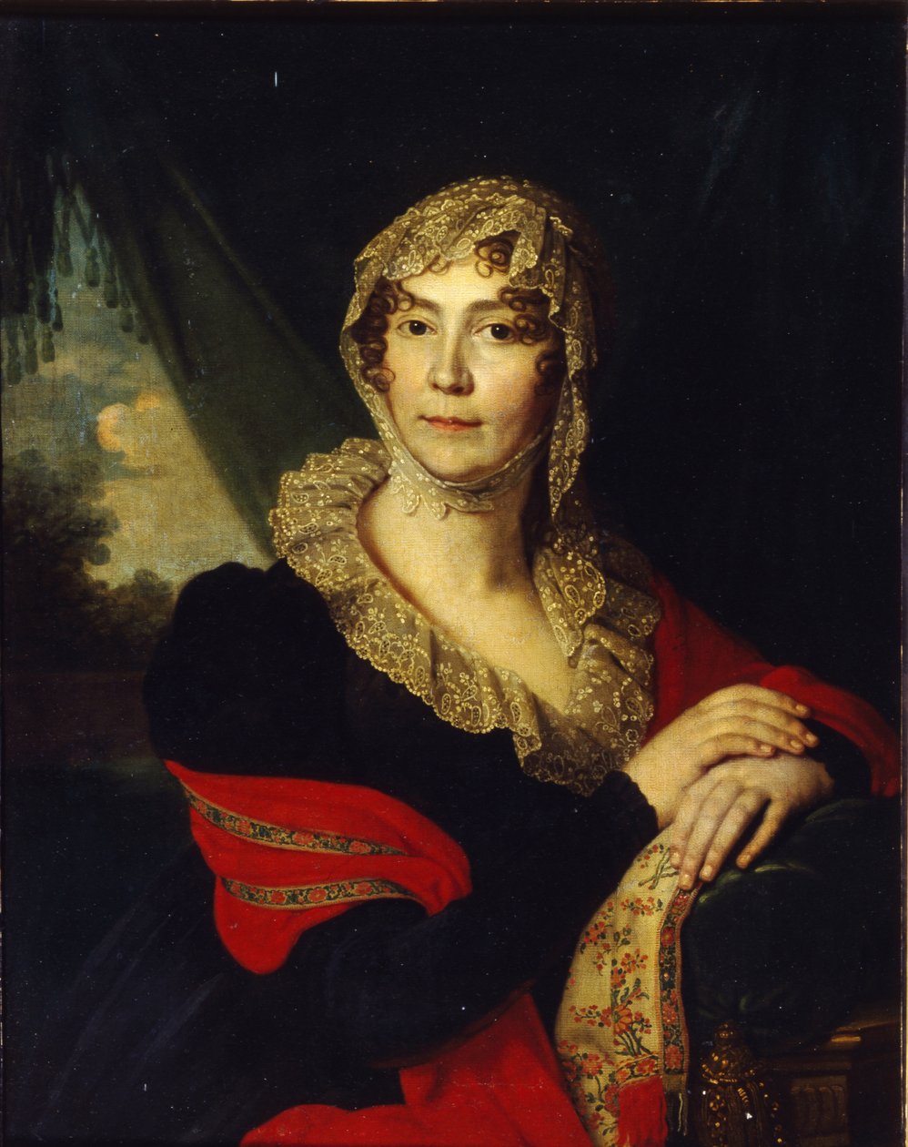 Natalia Alexandrovna von Buxhoeveden hercegnő portréja 1758-1808, szül. Alekszejeva, 1790-es évek alkotó: Vladimir Lukich Borovikovsky