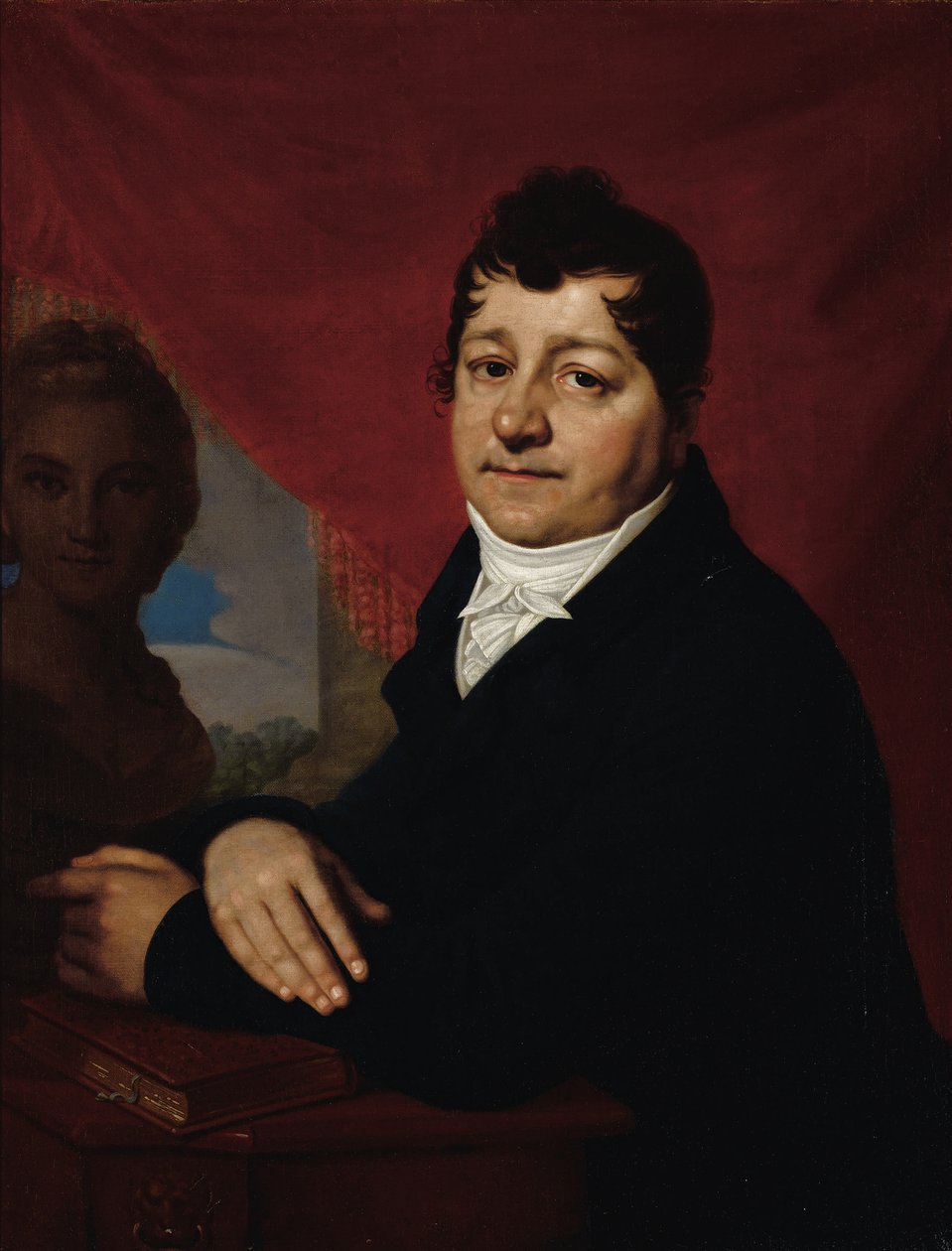 Szergej Savvics Jakovlev portréja 1763-1818, c. 1810 alkotó: Vladimir Lukich Borovikovsky