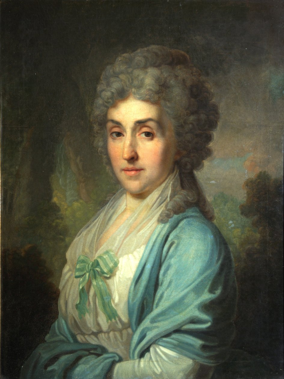 Jekaterina Aleksandrovna Novoszelceva portréja, 1794 alkotó: Vladimir Lukich Borovikovsky
