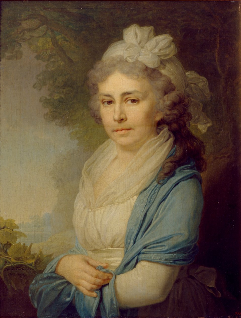 Jelizaveta Ivanovna Nekljudova portréja 1773-1796, sz. Levashova, 1798 alkotó: Vladimir Lukich Borovikovsky