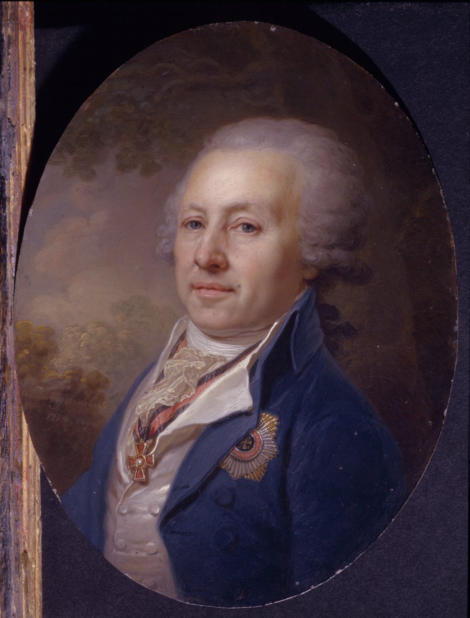 Alekszej Ivanovics Vasziljev báró portréja 1742-1807, 1794 alkotó: Vladimir Lukich Borovikovsky