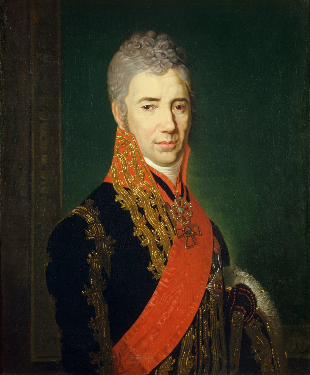 Szergej Iljics Muhanov koronás portréja 1762-1842 alkotó: Vladimir Lukich Borovikovsky