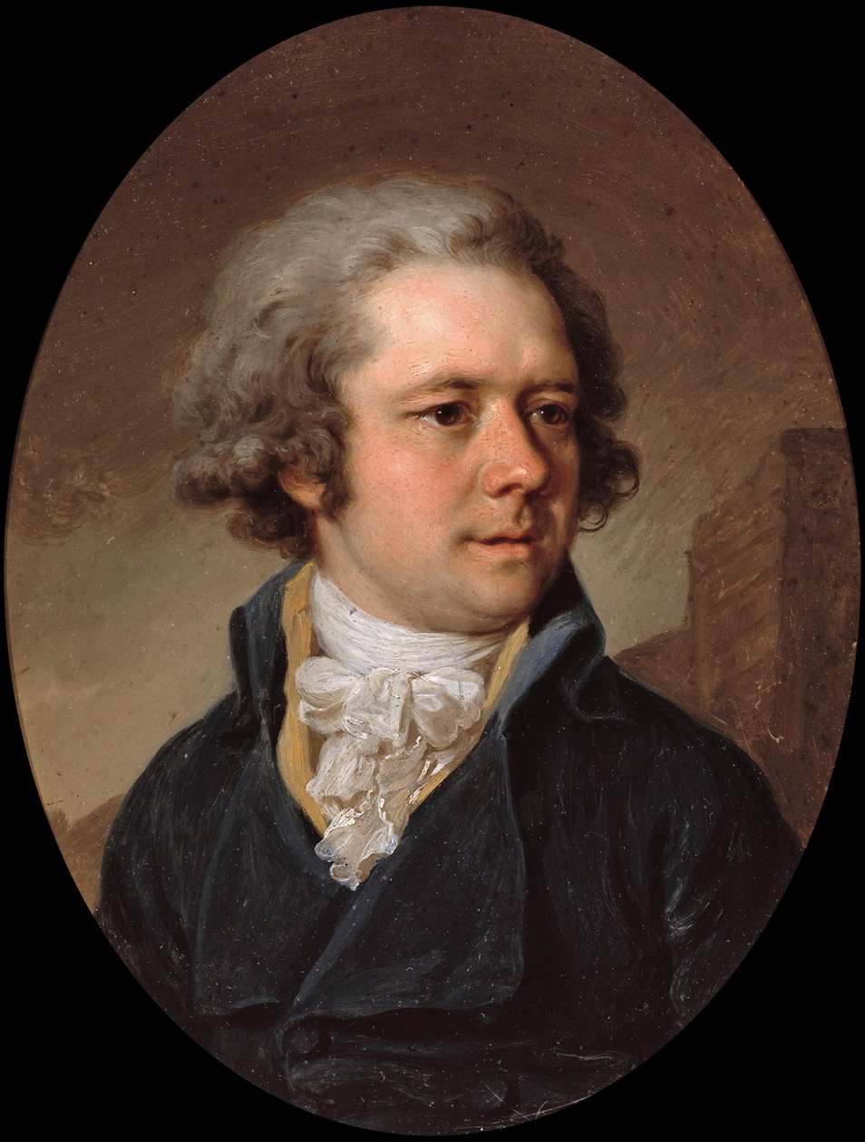 Adam Menelaws építész portréja 1753-1831, 1790-es évek eleje alkotó: Vladimir Lukich Borovikovsky