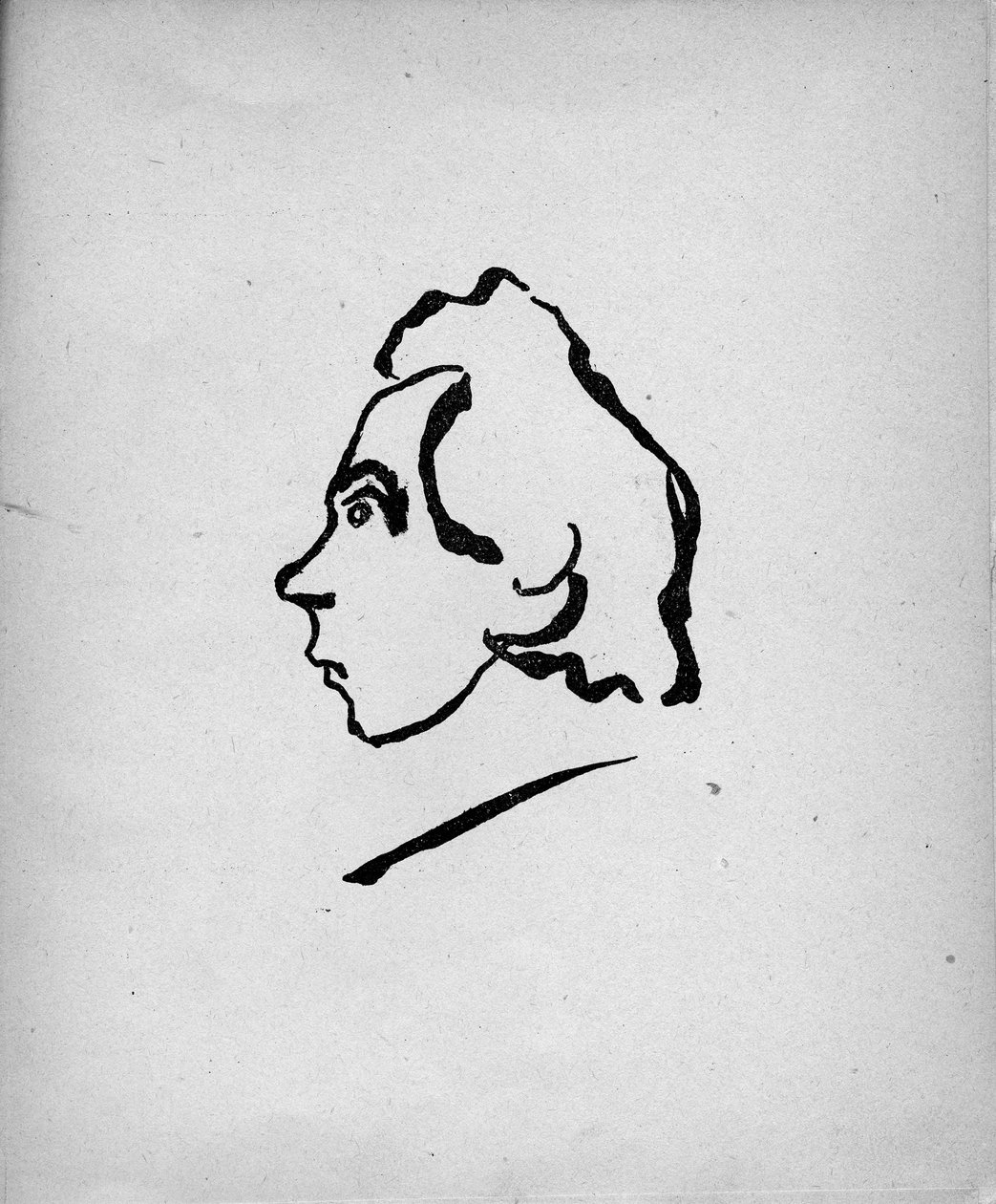 Velimir Hlebnikov költő portréja 1885-1922, 1913 alkotó: Vladimir Mayakovsky