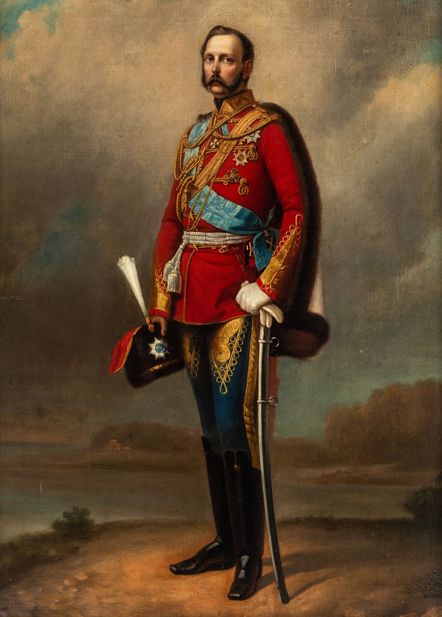 Sándor császár portréja 1818-1881, a 19. század második fele. alkotó: Vladimir Vasilyevich Perov