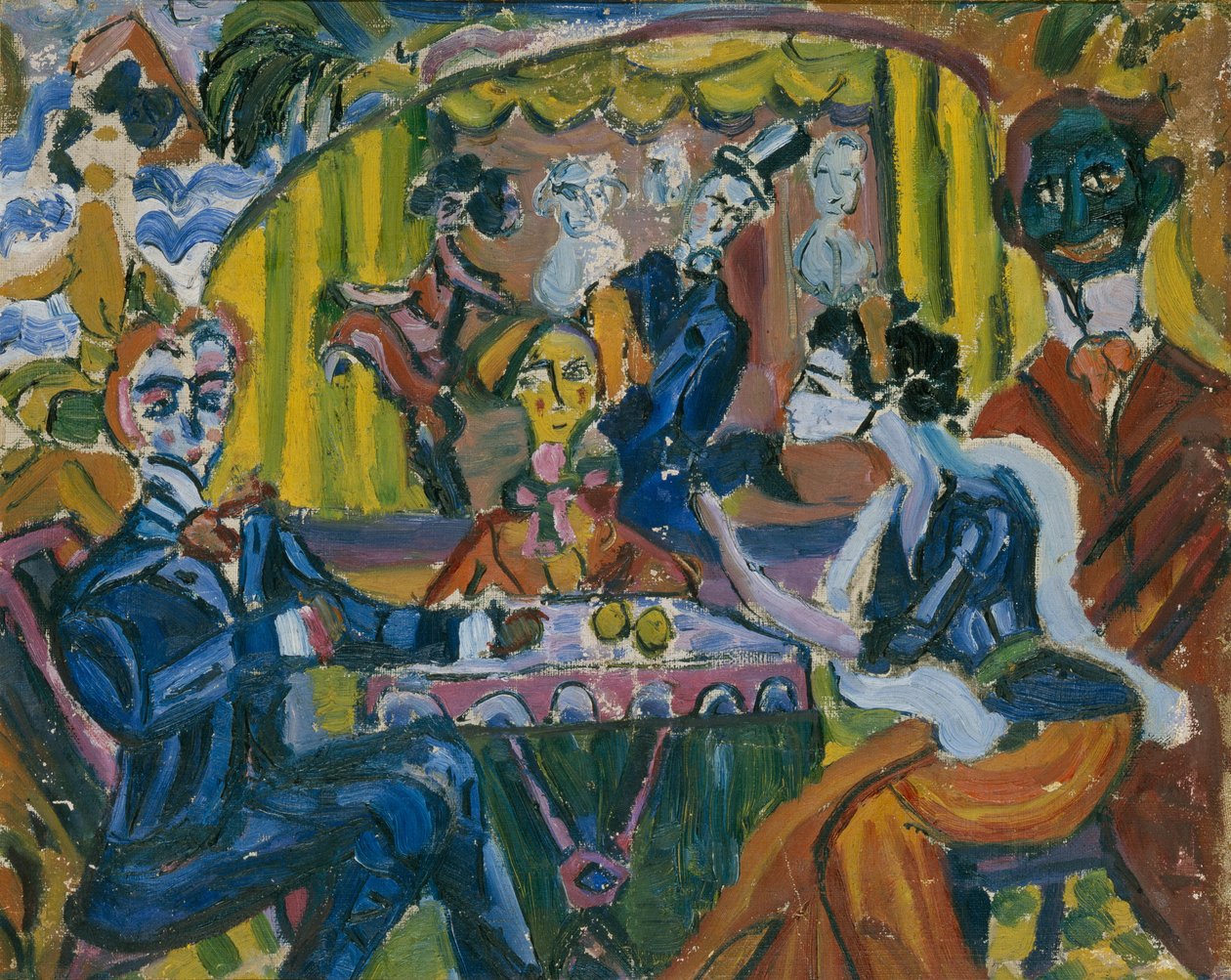 A kóbor kutyakabaré Szentpéterváron, 1910-es évek alkotó: Vladimir Vladimirovich Dmitriyev