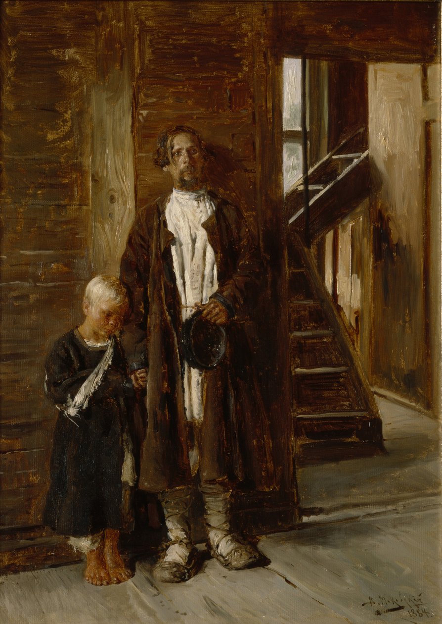 Gyógyszerre várva, 1884 alkotó: Vladimir Yegorovich Makovsky