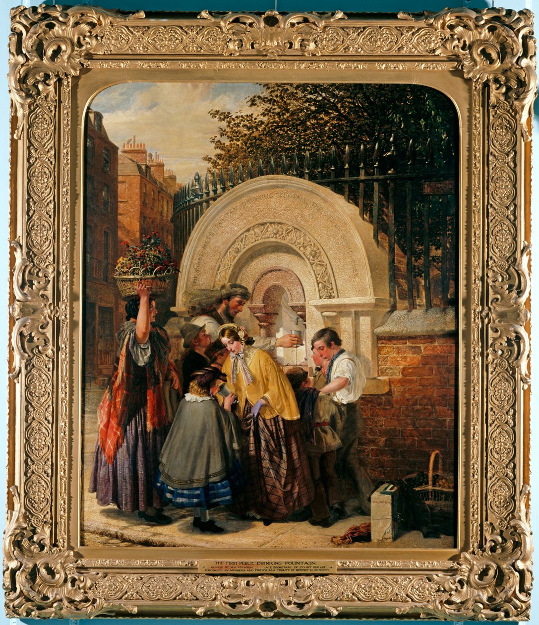 Az első nyilvános ivókút, 1859-60 alkotó: W. A. Atkinson