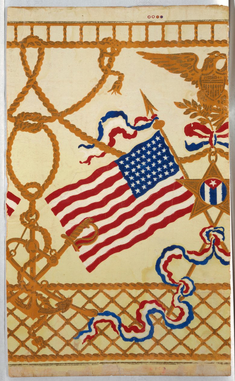 Oldalfal és fríz (USA) alkotó: W. Campbell