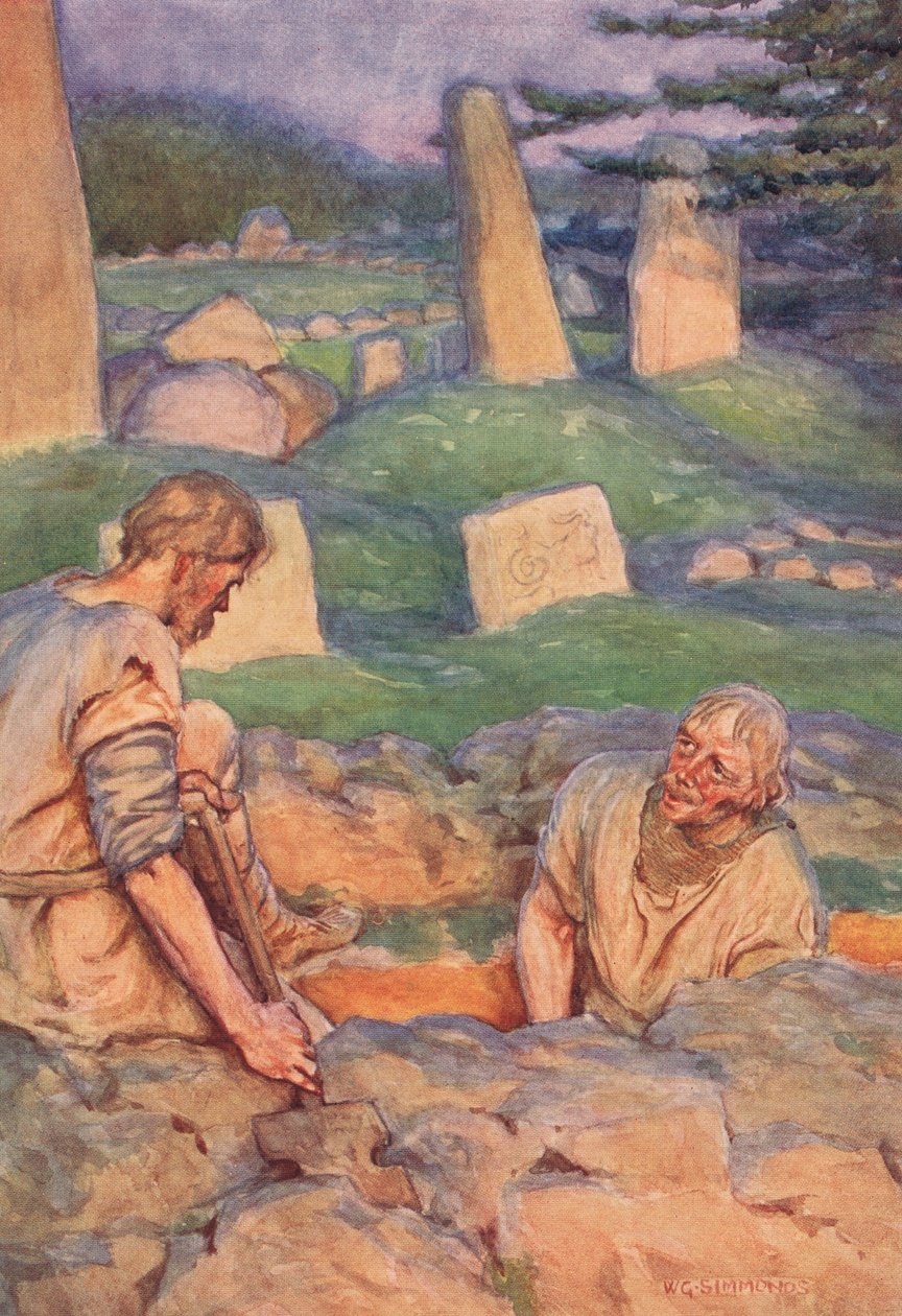 „Ki épít erősebbet, mint egy kőműves, egy hajóépítő vagy egy asztalos” (1910) alkotó: W. G. Simmonds