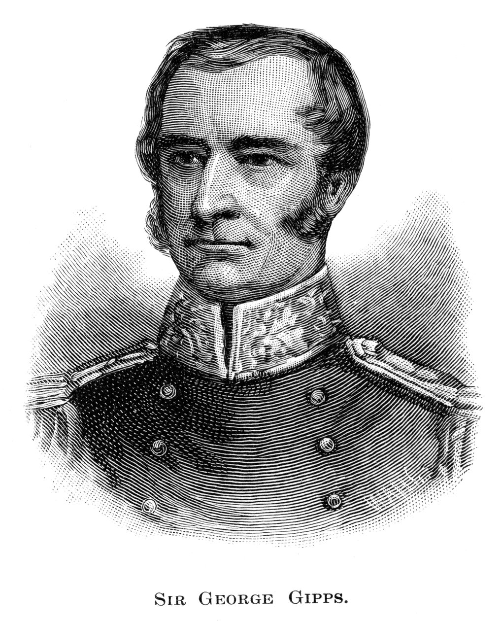 Sir George Gipps, Új-Dél-Wales kormányzója, 1886. alkotó: WA Hirschmann