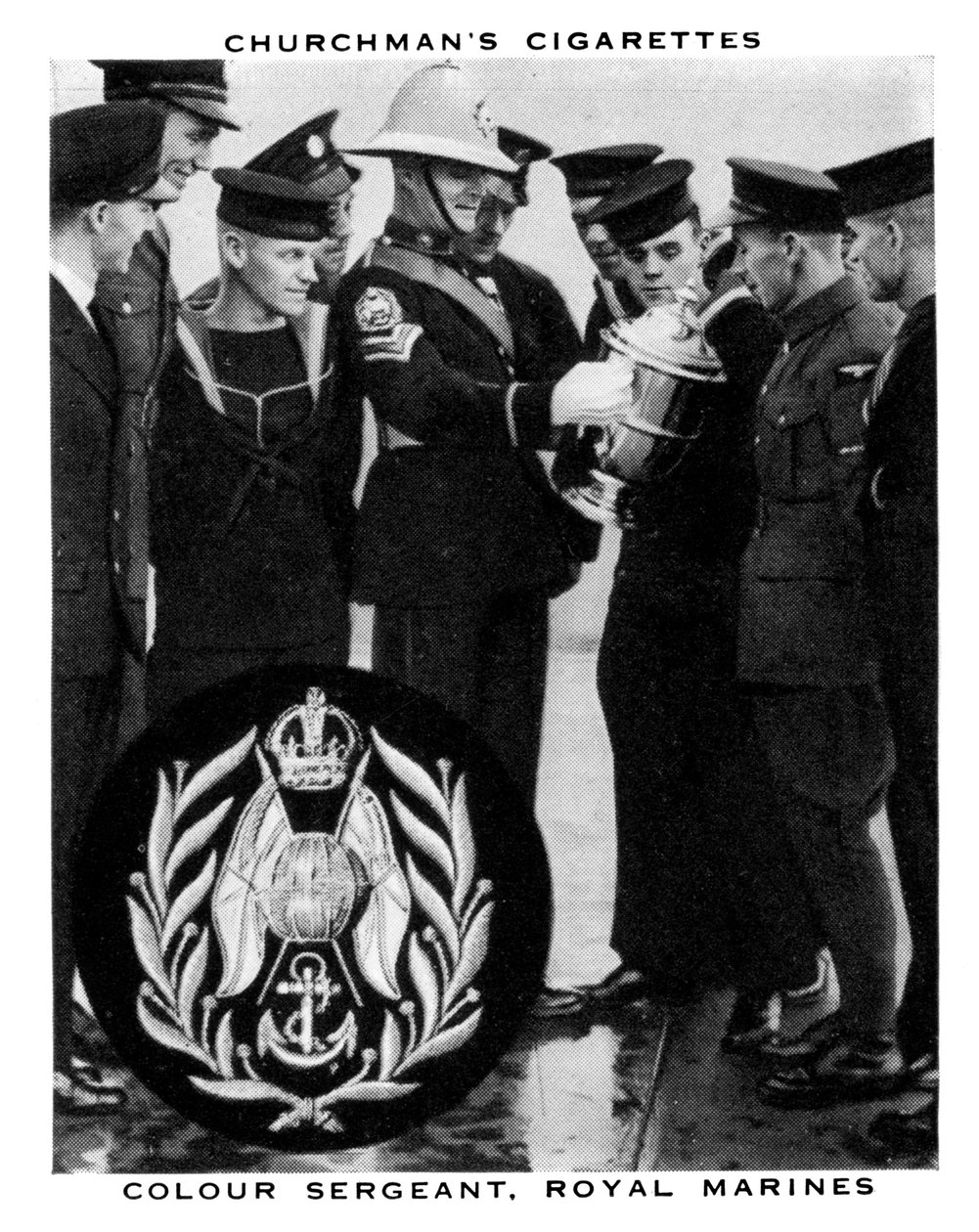 Színes őrmester, Royal Marines, 1937. alkotó: WA and AC Churchman