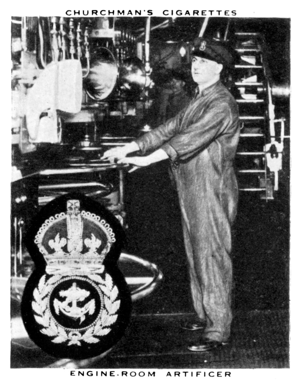 Gépházmester, 1937. alkotó: WA and AC Churchman