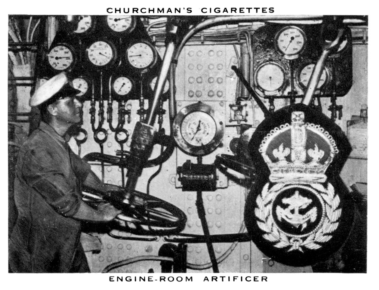 Gépházmester, 1937. alkotó: WA and AC Churchman