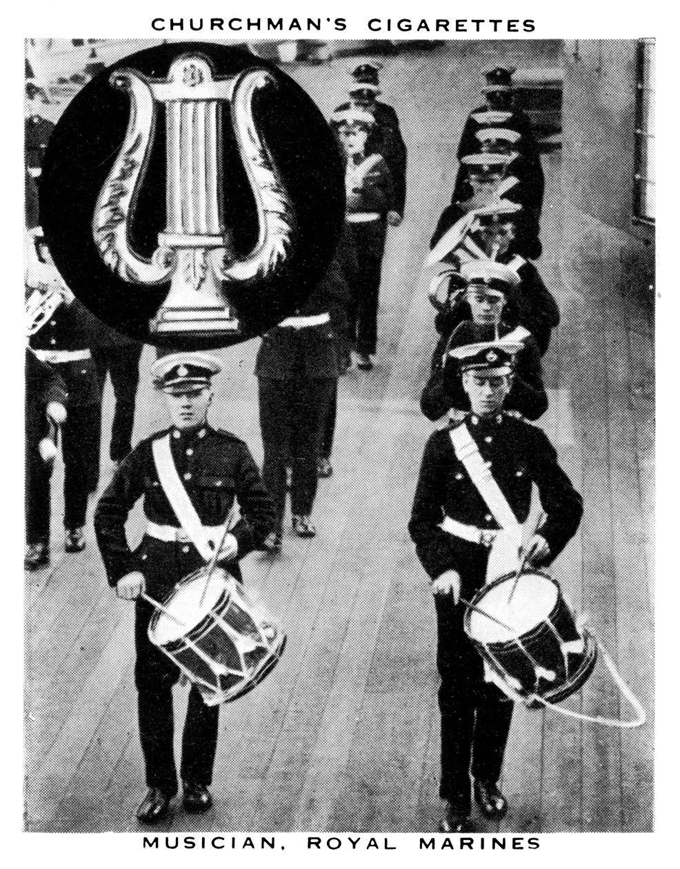 Zenész, Royal Marines, 1937. alkotó: WA and AC Churchman