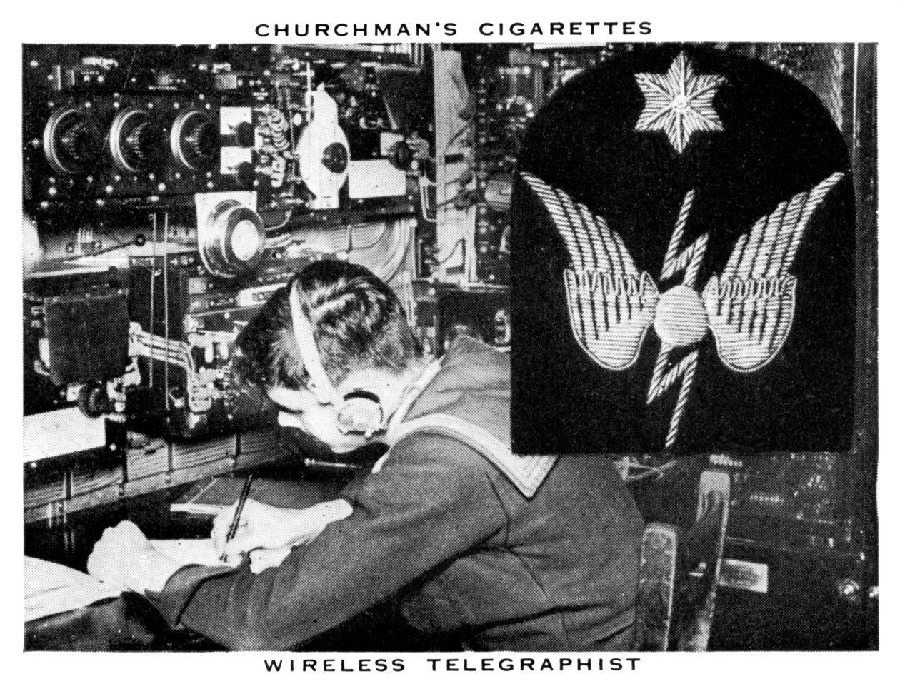 Vezeték nélküli távíró, 1937. alkotó: WA and AC Churchman