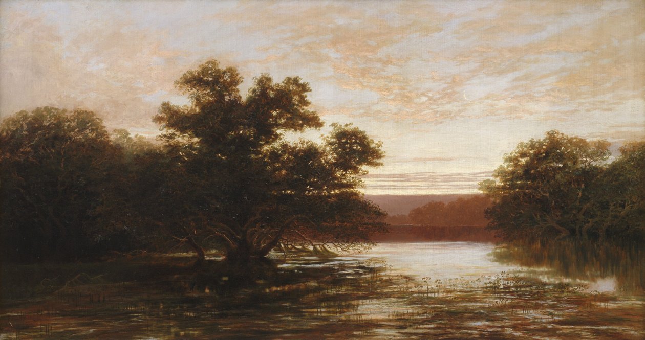 Ausztrál mangrove, apály és dagály alkotó: W.C. Piguenit