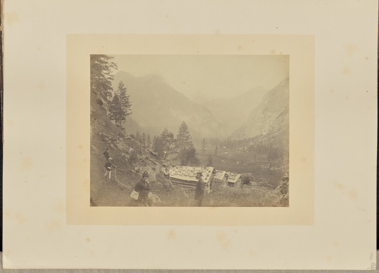 A Col de Fedaia-hegyen, Venetia alkotó: W.D. Howard and F.H. Lloyd
