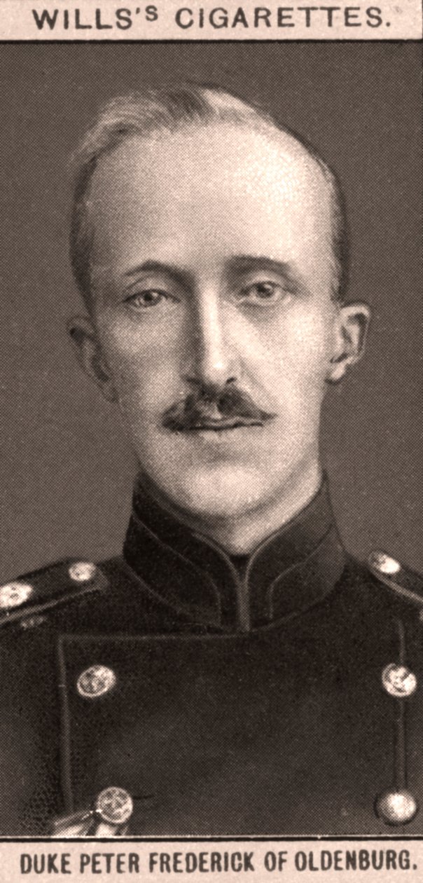 Oldenburgi Frigyes Péter herceg, 1908. alkotó: WD and HO Wills