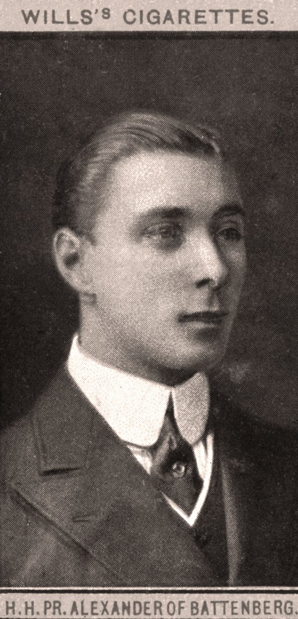H.H, PR. Battenbergi Sándor, 1908. alkotó: WD and HO Wills