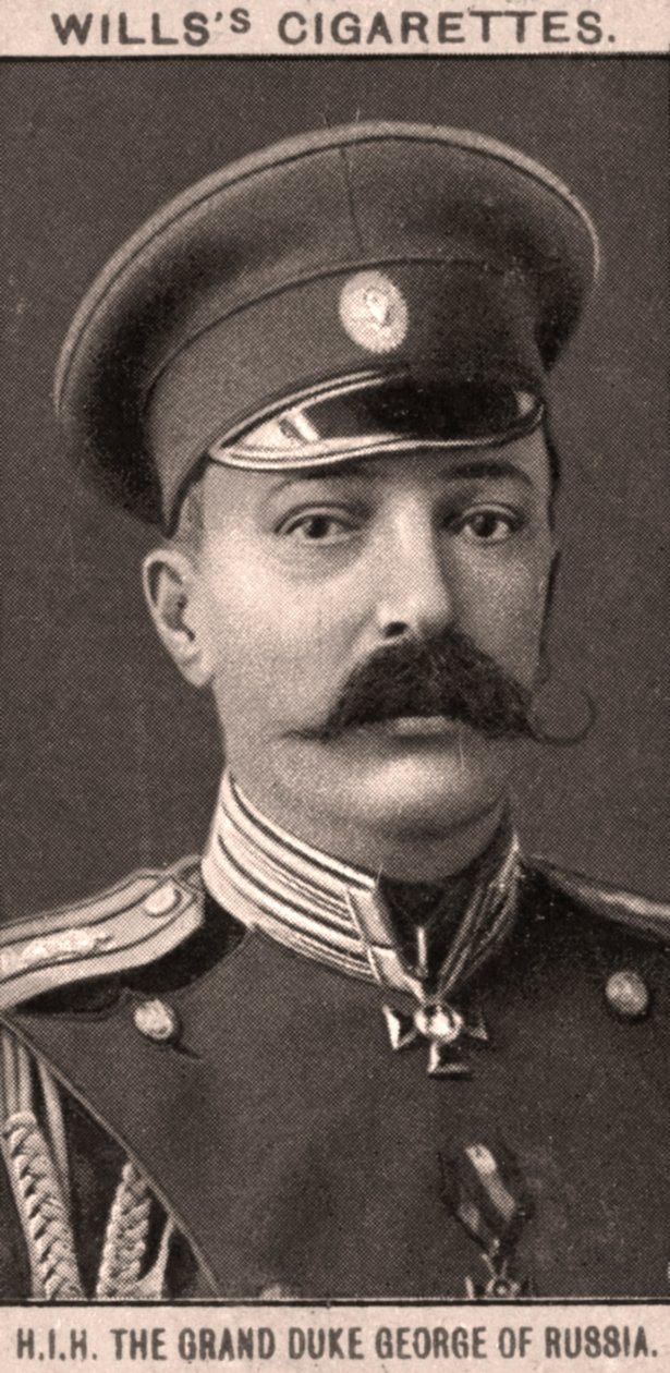 H.I.H. György orosz nagyherceg, 1908. alkotó: WD and HO Wills