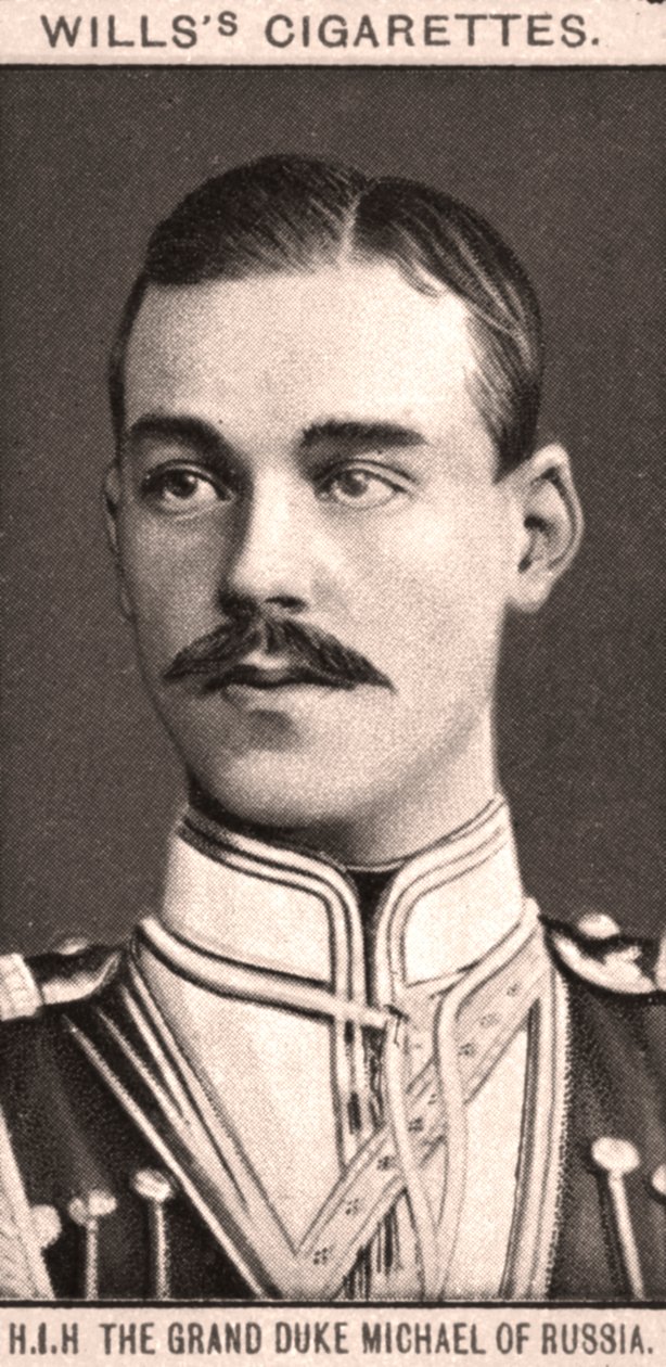 H.I.H. Mihály orosz nagyherceg, 1908. alkotó: WD and HO Wills