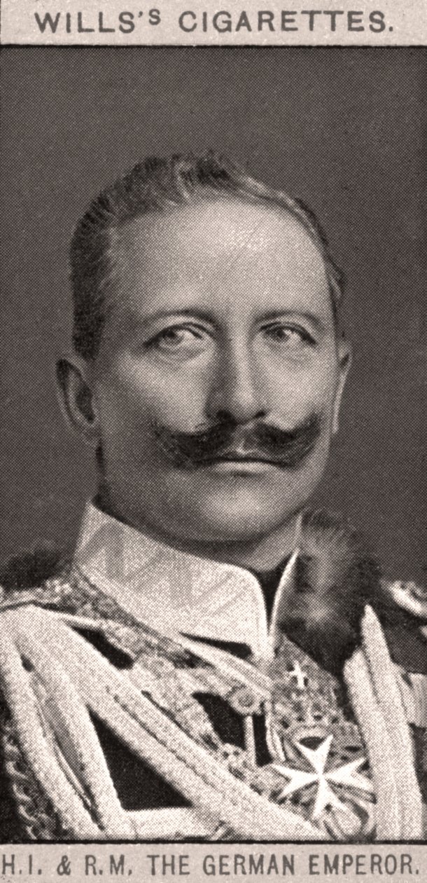 H.I & R.M, A német császár, 1908. alkotó: WD and HO Wills