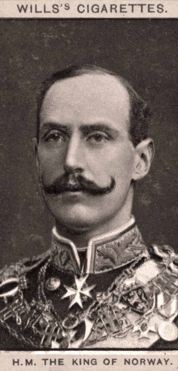 H.M. Norvégia királya, 1908. alkotó: WD and HO Wills