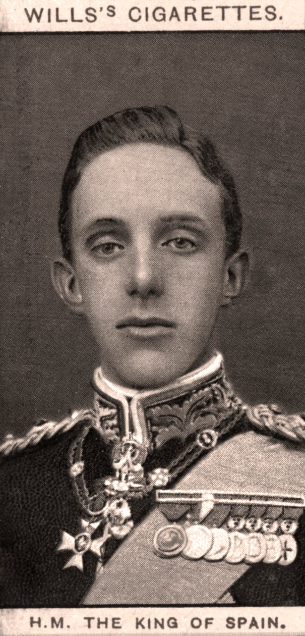 H. M. Spanyolország királya, 1908. alkotó: WD and HO Wills
