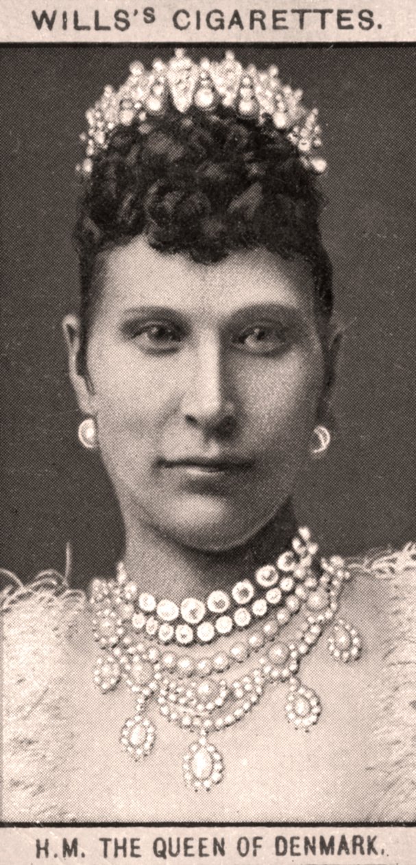 H.M. Dánia királynője, 1908. alkotó: WD and HO Wills
