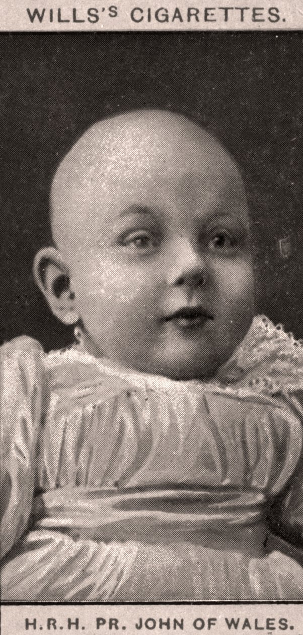 H.R.H., P.R., John of Wales, 1908. alkotó: WD and HO Wills