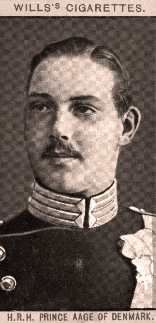 H.R.H. Aage dán herceg, 1908. alkotó: WD and HO Wills