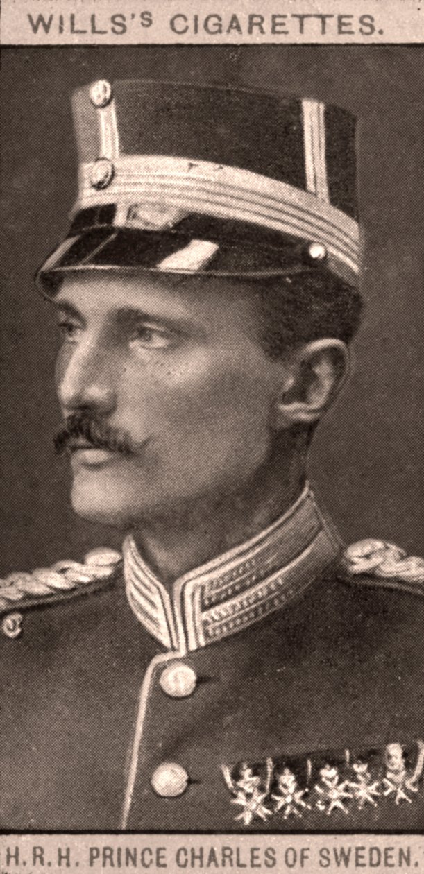 H.R.H. Károly svéd herceg, 1908. alkotó: WD and HO Wills