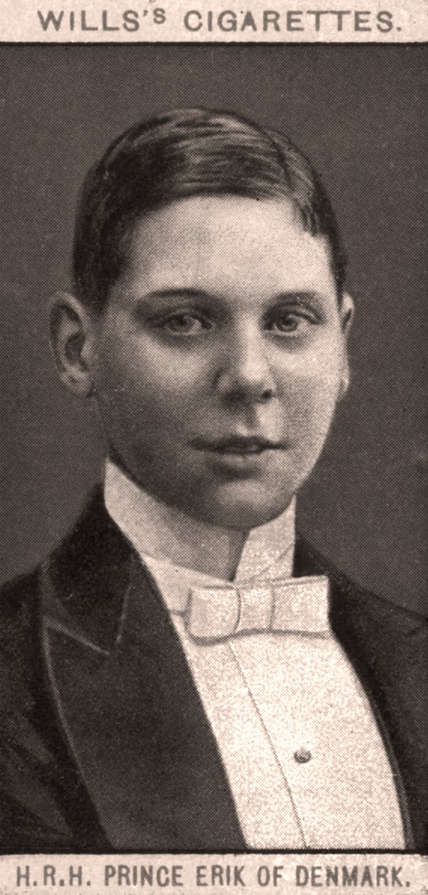 H.R.H. Erik dán herceg, 1908. alkotó: WD and HO Wills