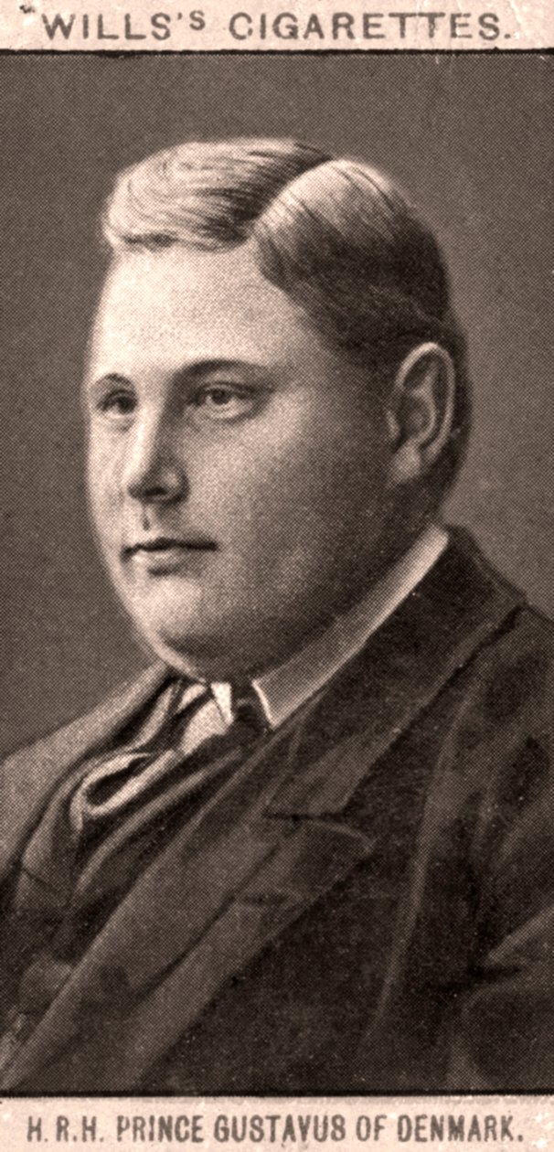 H.R.H. Gustavus dán herceg, 1908. alkotó: WD and HO Wills