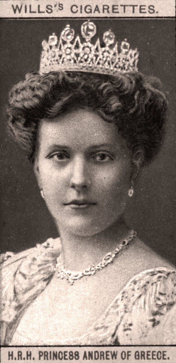 H.R.H. András görög hercegnő, 1908. alkotó: WD and HO Wills
