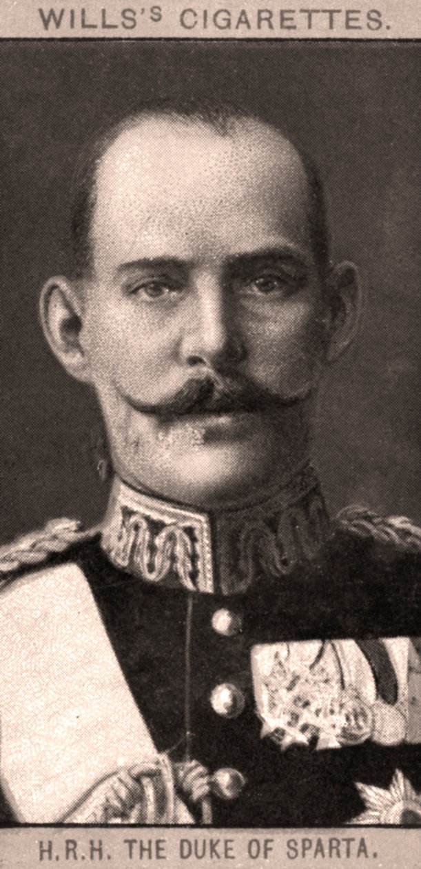 H.R.H. Spárta hercege, 1908. alkotó: WD and HO Wills