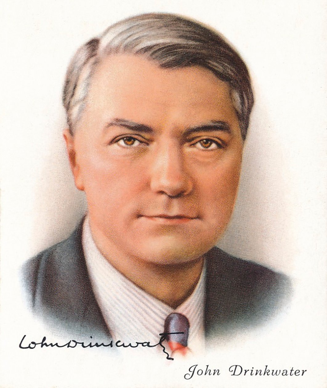 John Drinkwater, 1937. Előadók: Ismeretlen, WD & HO Wills. alkotó: WD and HO Wills