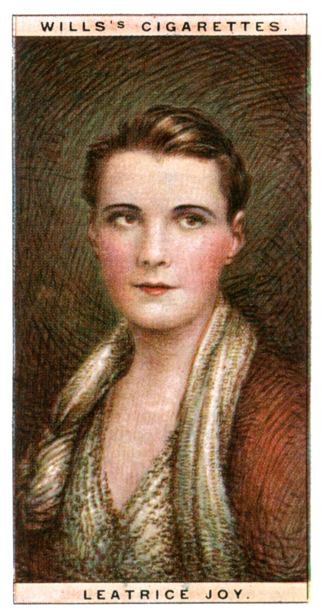 Leatrice Joy 1893-1985, amerikai színésznő, 1928. alkotó: WD and HO Wills