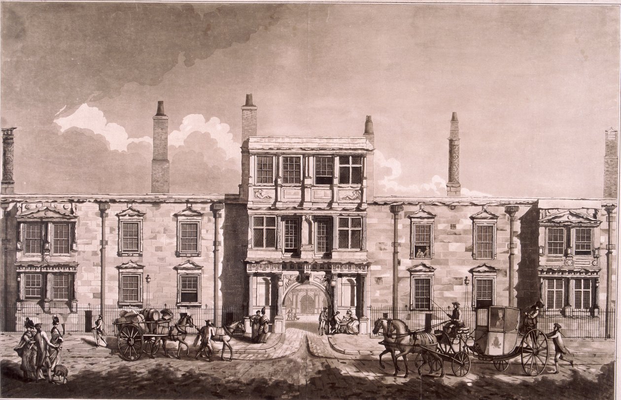 Somerset House, London, 1777 alkotó: WG Moss