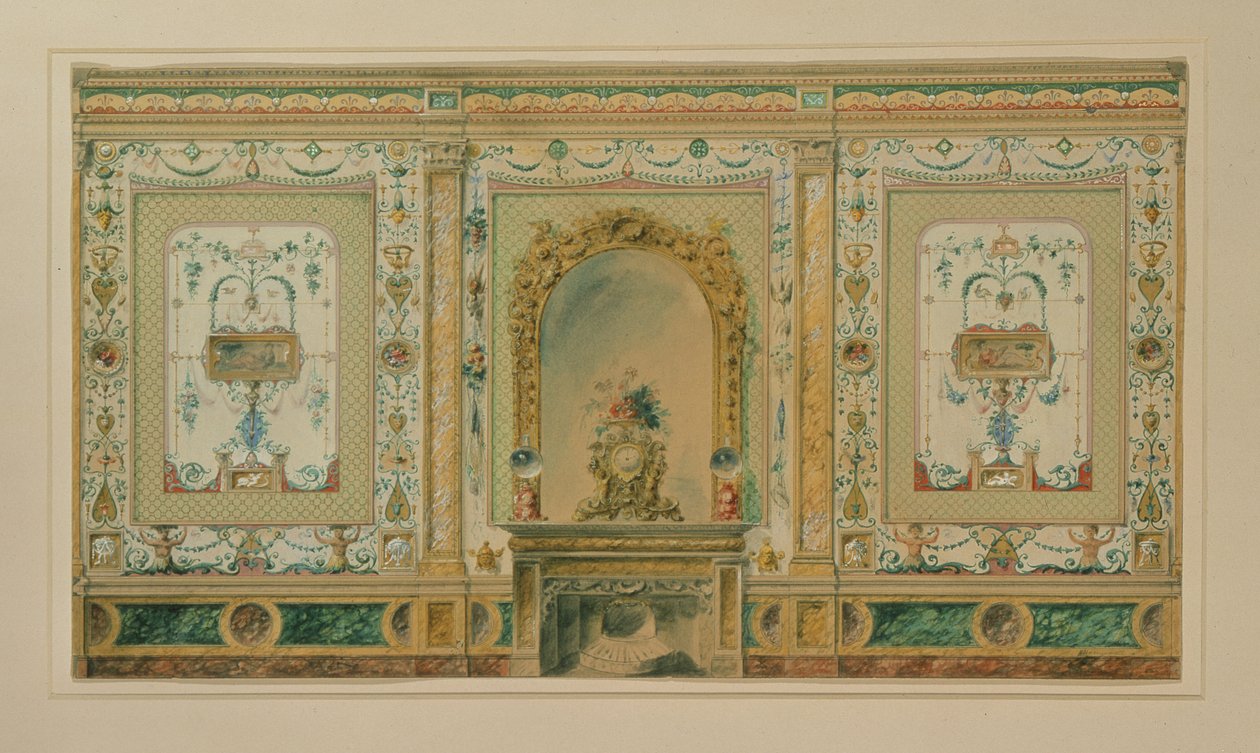 Az Osborne House belső tereinek kialakítása alkotó: W.H. Homann