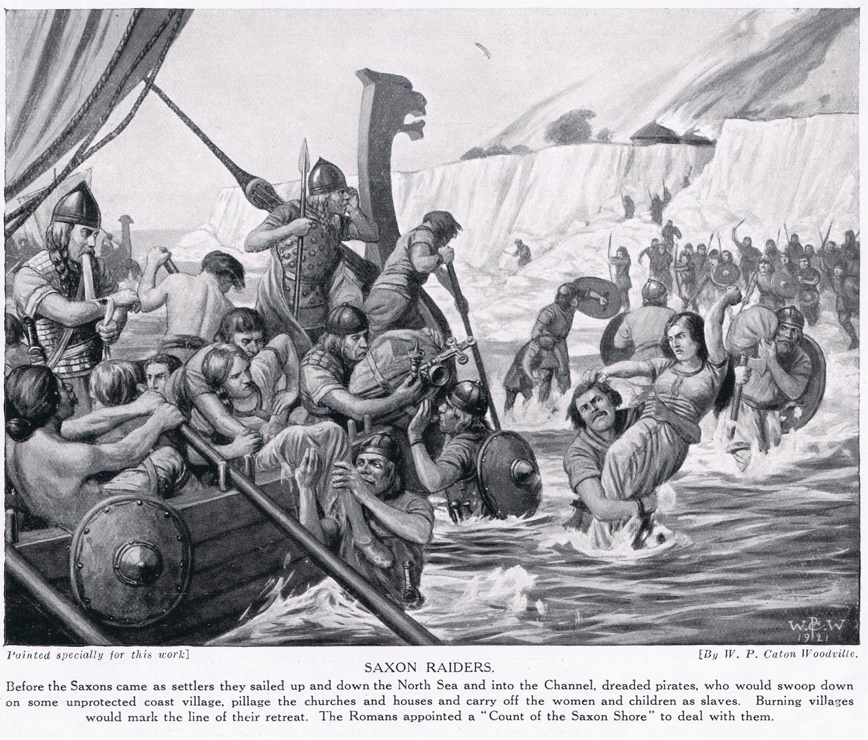 Saxon Raiders, illusztráció a 