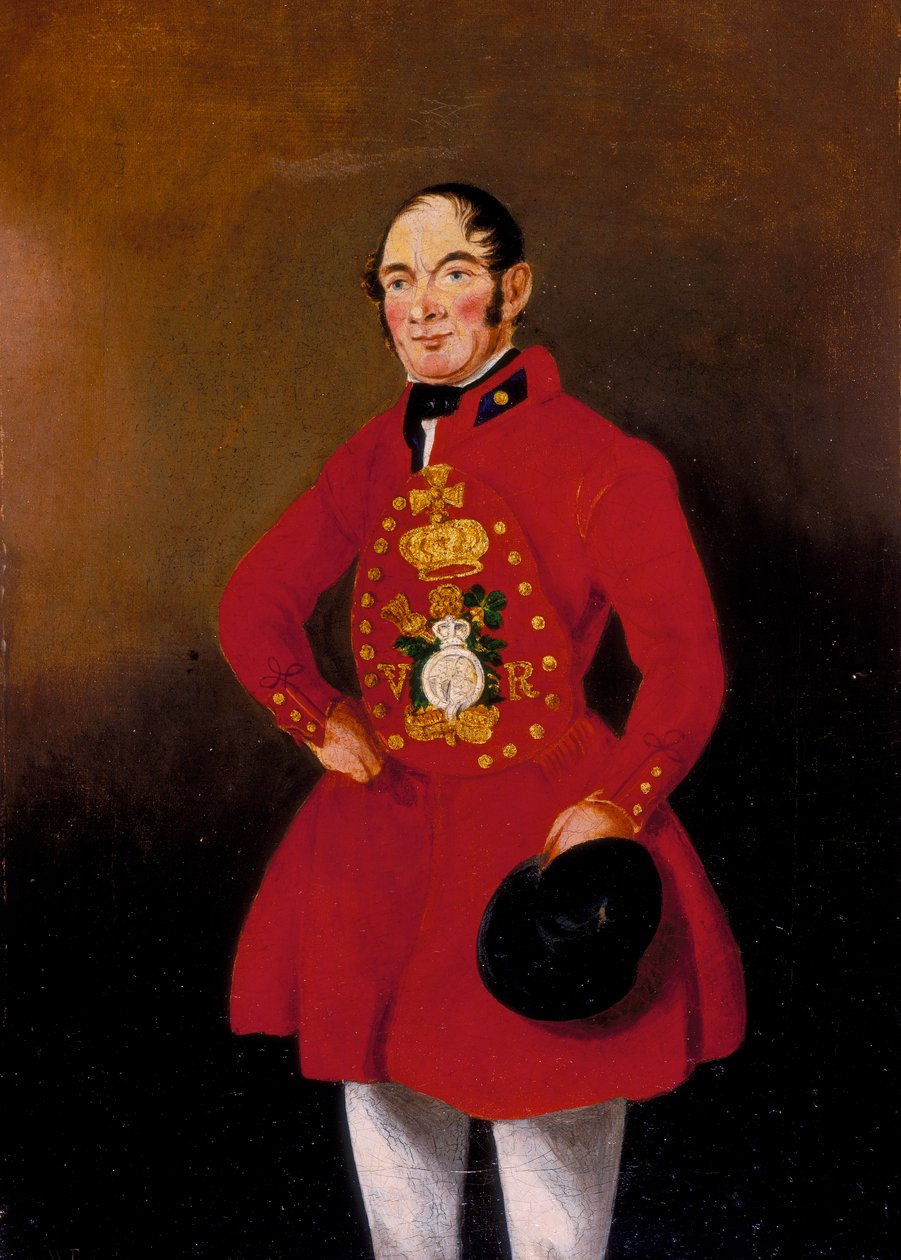 „Egy királyi bárka portréja”, 1843 alkotó: WR Noble