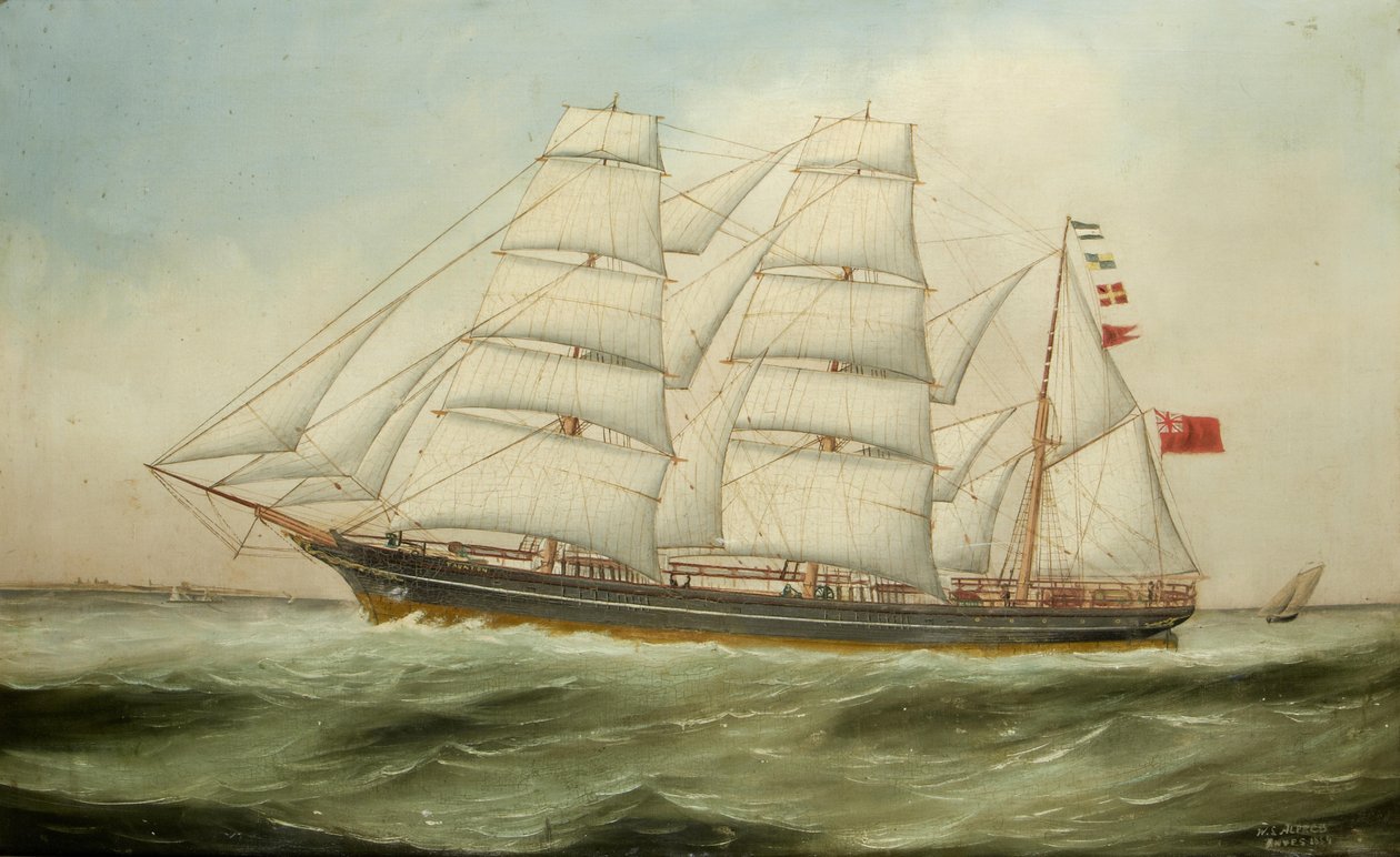 A kompozit tea vágógép "Taunton" alkotó: W.S. Alfred