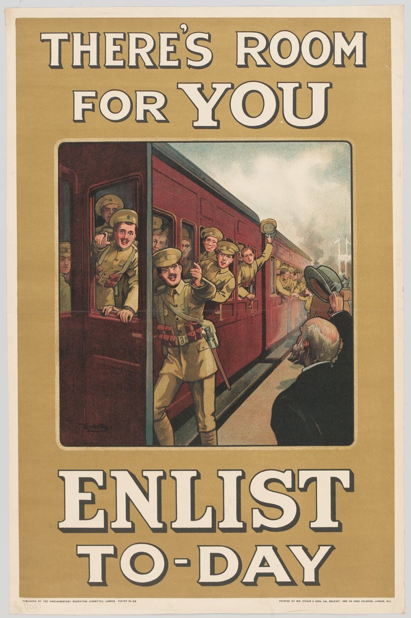 Van hely számodra, jelentkezz ma, 1914 alkotó: W. A. Fry